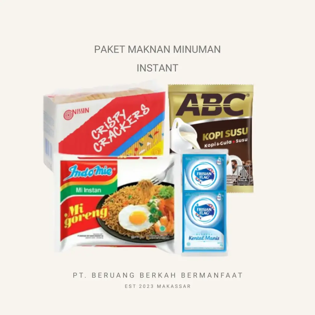 Paket Makanan dan Minuman Instant