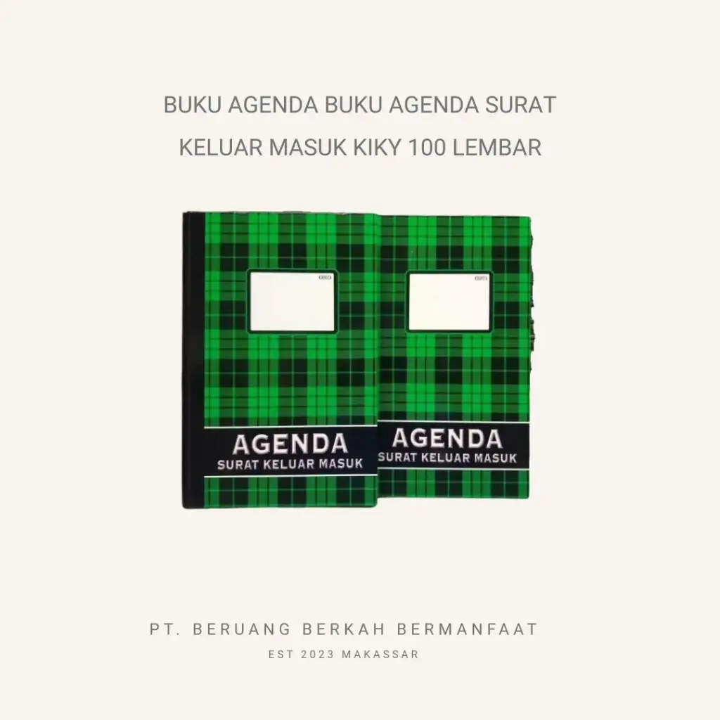 Buku Agenda Surat Keluar Masuk Kiky 100 Lembar