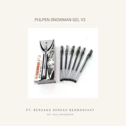 Pulpen Snowman Gel V3